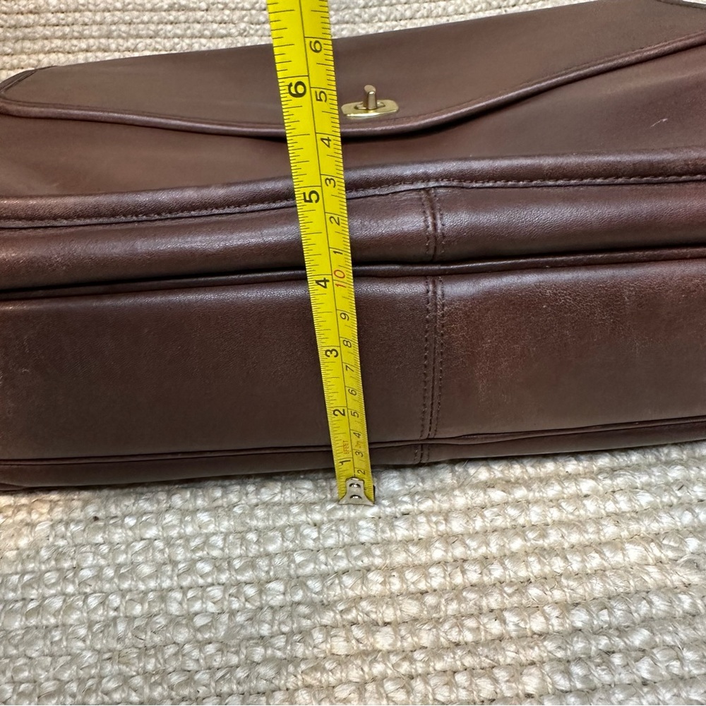 Coach Brown Leather Briefcase - Picture 13 of 16